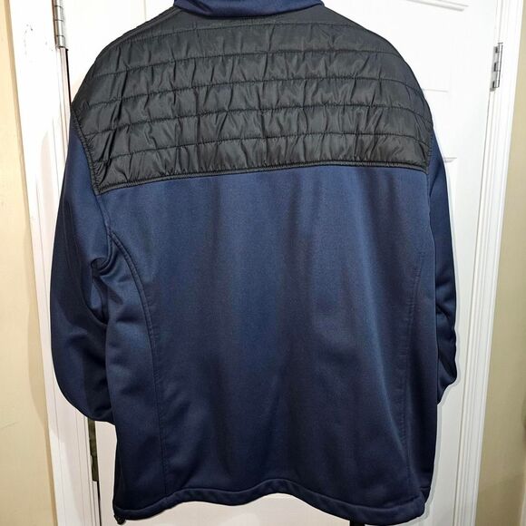 New-balance Men's Blue and Navy Jacket XL - Picture 3 of 4